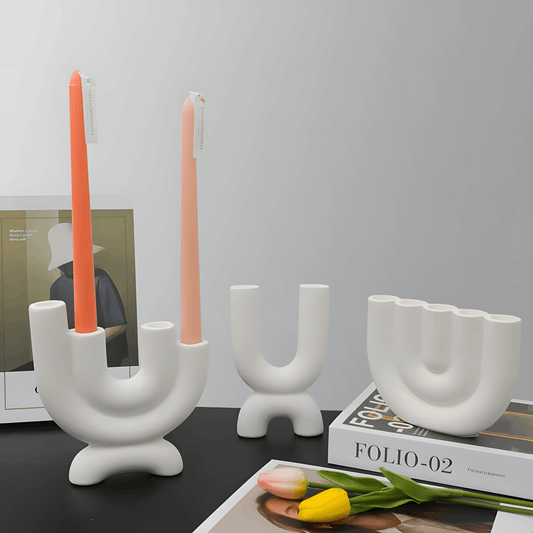 LIRIAN Ceramic Candleholder Collection