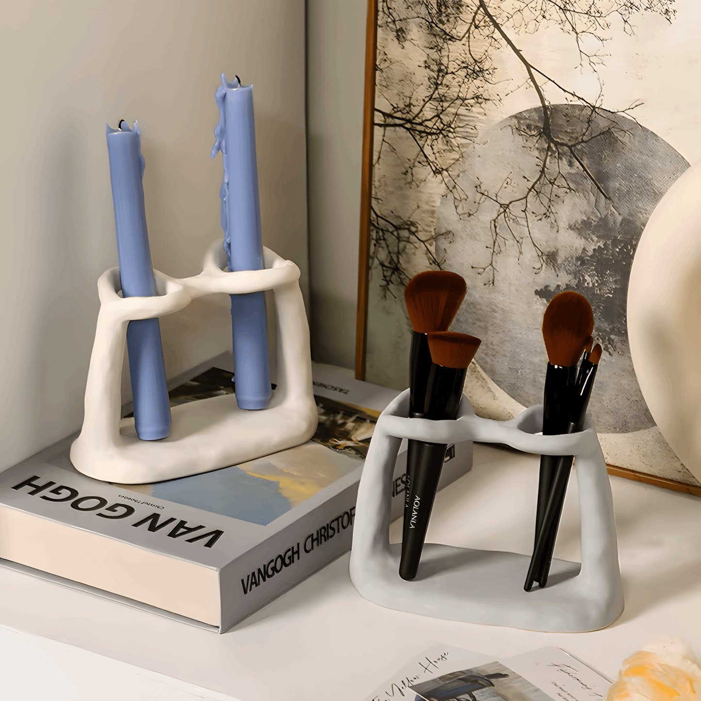 ORAVYN Ceramic Candleholder Collection