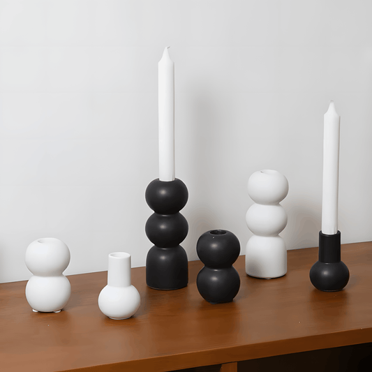 SOLARI Ceramic Candleholder Collection