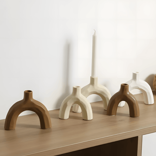 VEYRA Ceramic Candleholder Collection